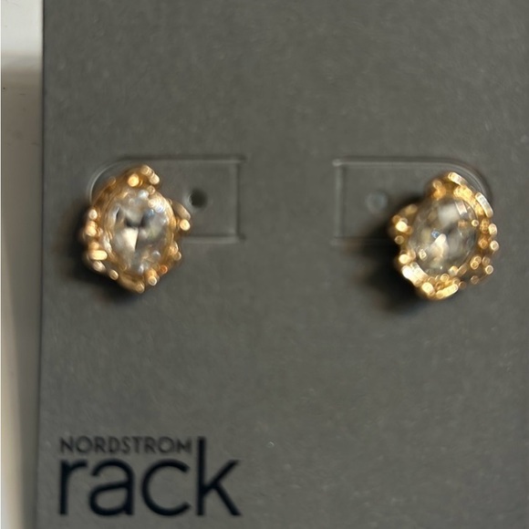 Nordstrom rack rose gold stud earrings - Picture 2 of 2